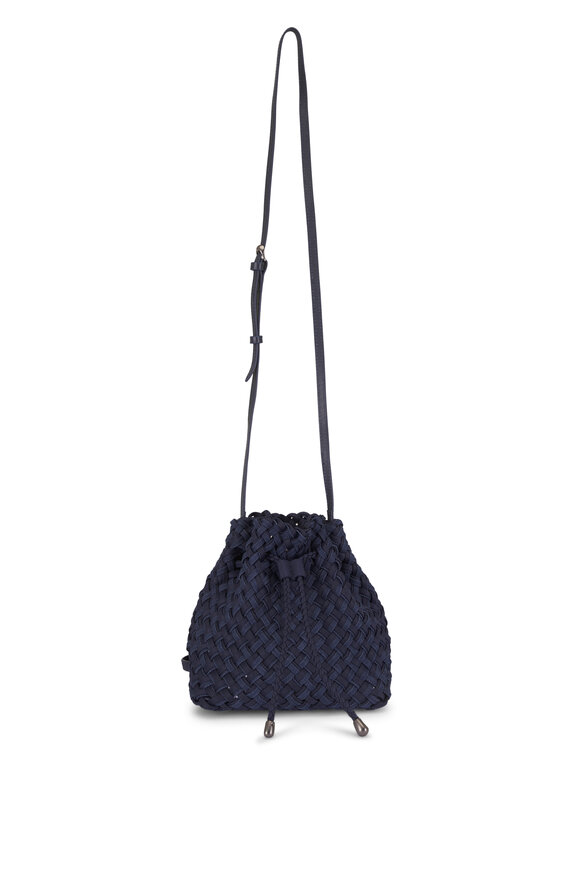 Naghedi Gramercy Indigo Double Weave Denim Bucket Bag - view 1