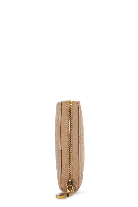 Saint Laurent Cassandre Beige Patent Leather Wallet - view 3