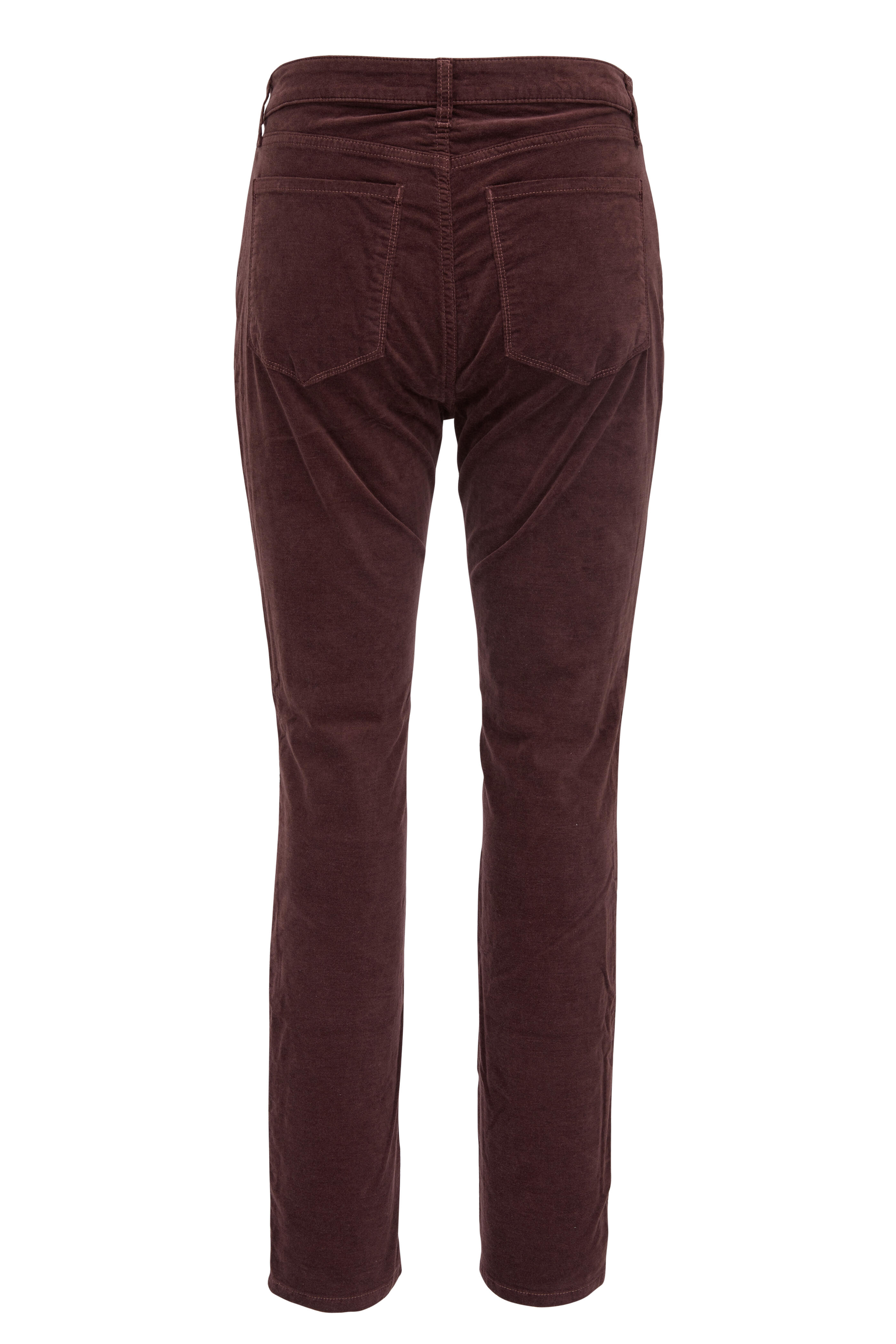 Monfrere - Brando Merlot Velvet Five Pocket Pant