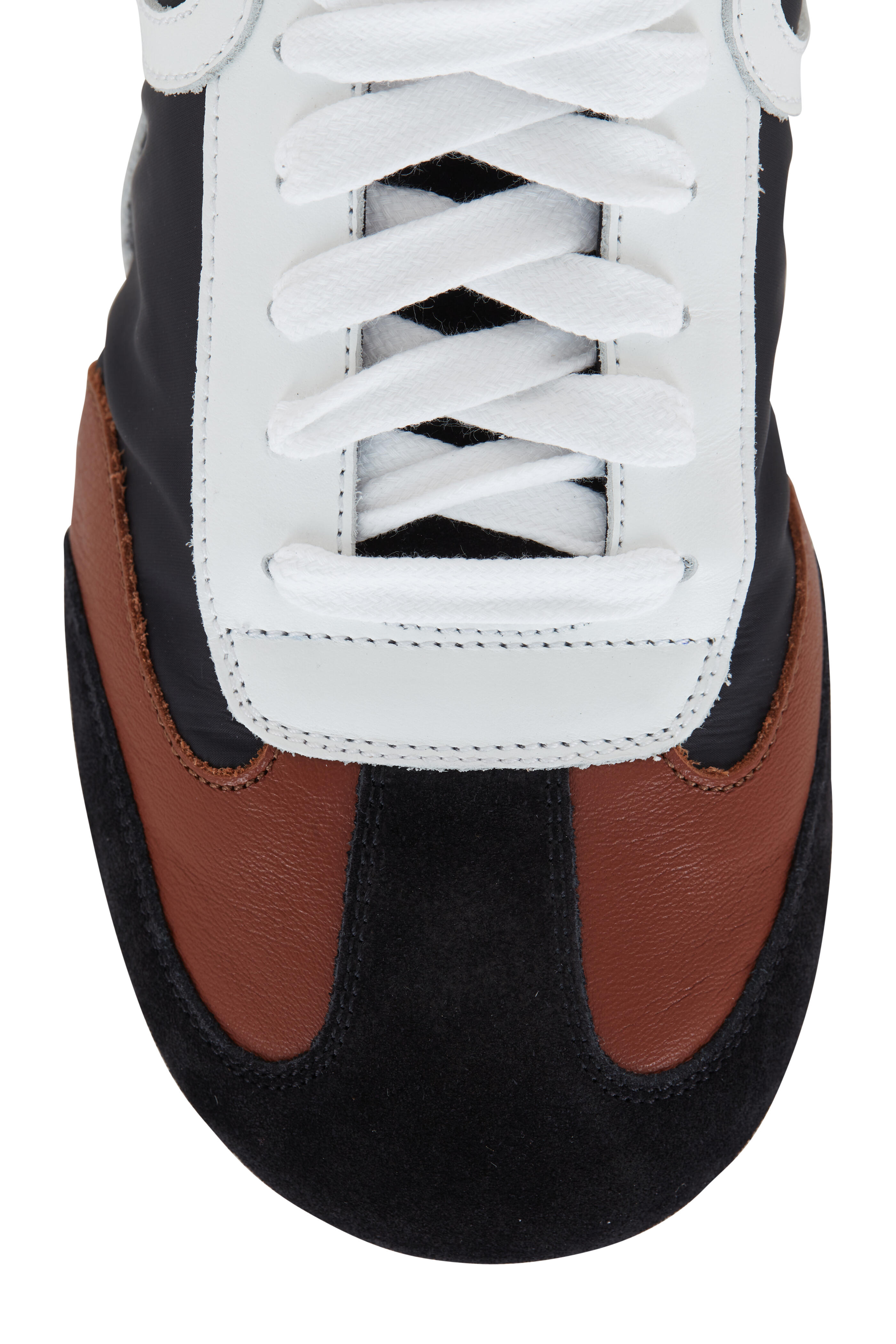 Loewe - Ballet Black, White & Brown Nylon Runner