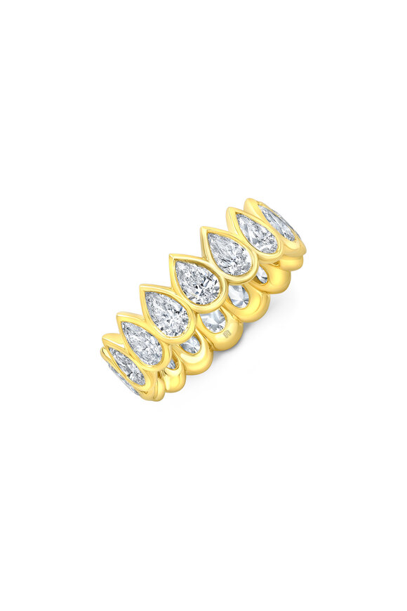 Rahaminov - Pear Shaped Diamond Eternity Band