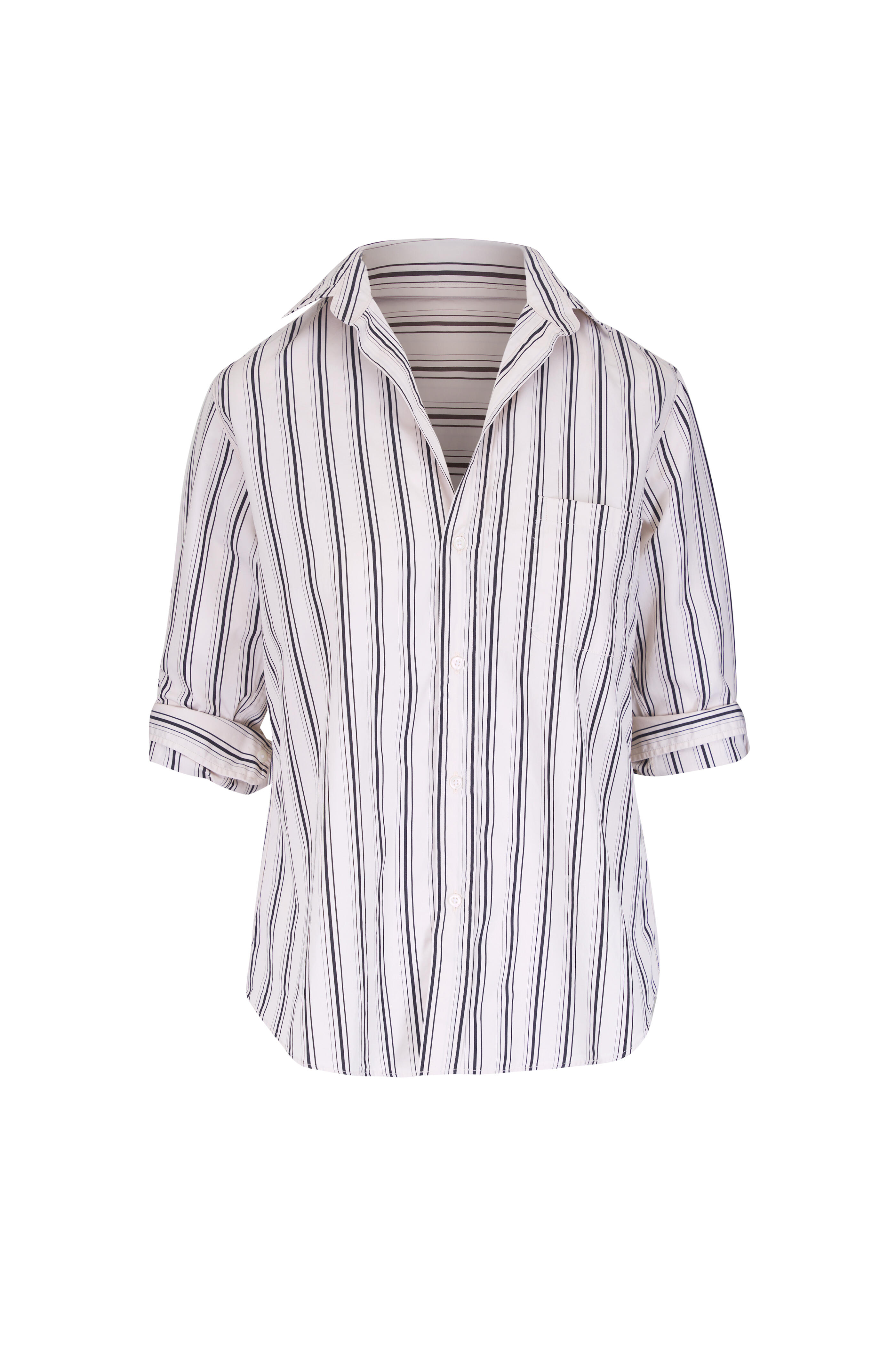 Frank & Eileen - Waverly NYC Black & Tan Button-Up Shirt - view 1
