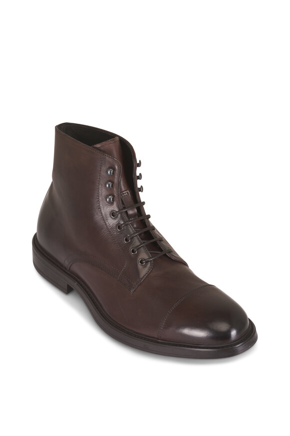 To Boot New York Burkett Dark Brown Moro Leather Boot - view 1