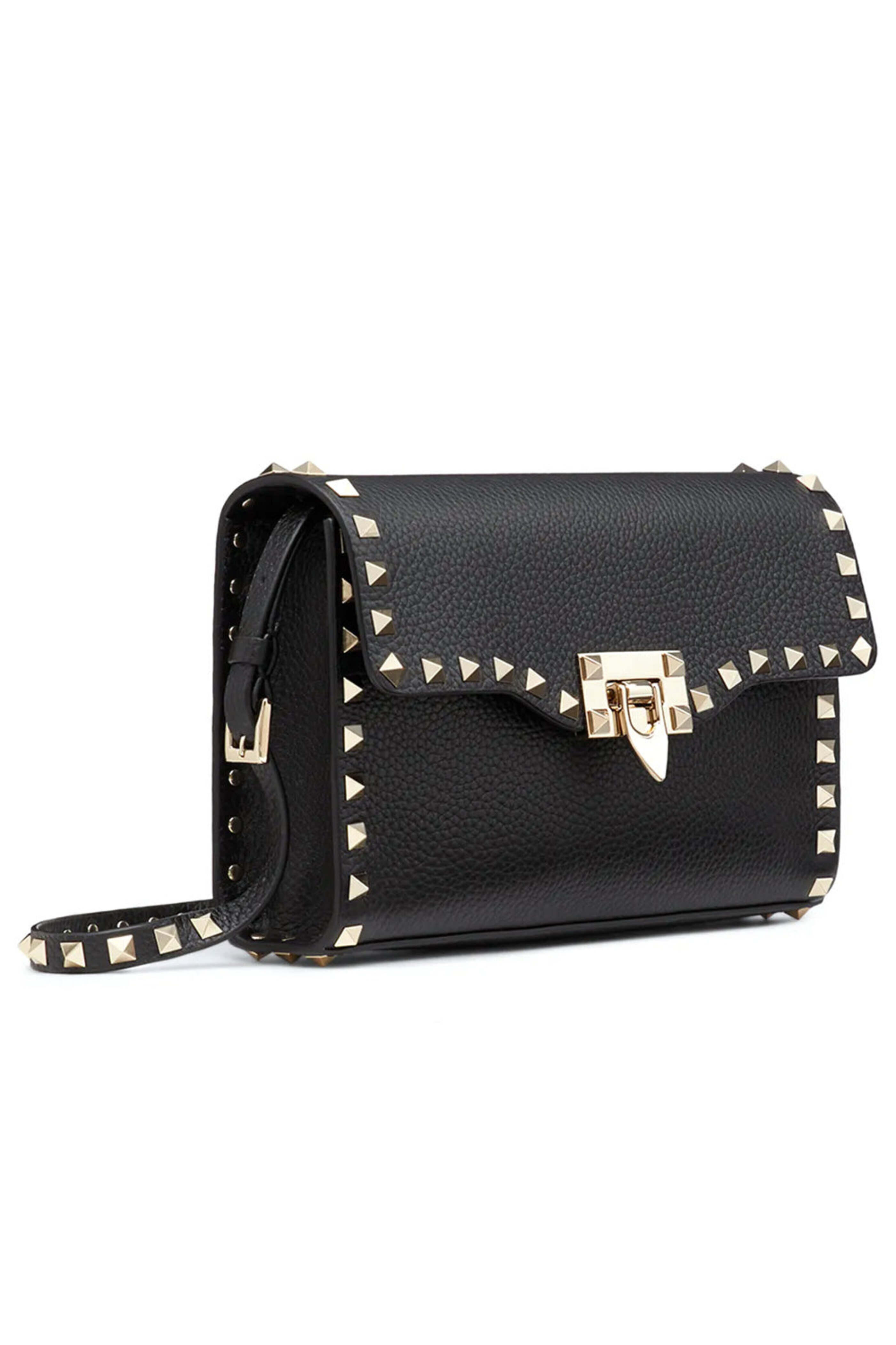 Valentino Garavani - Nero Rockstud Small Shoulder Bag
