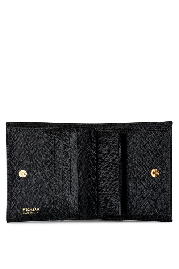 Prada - Black Saffiano Leather Small Wallet