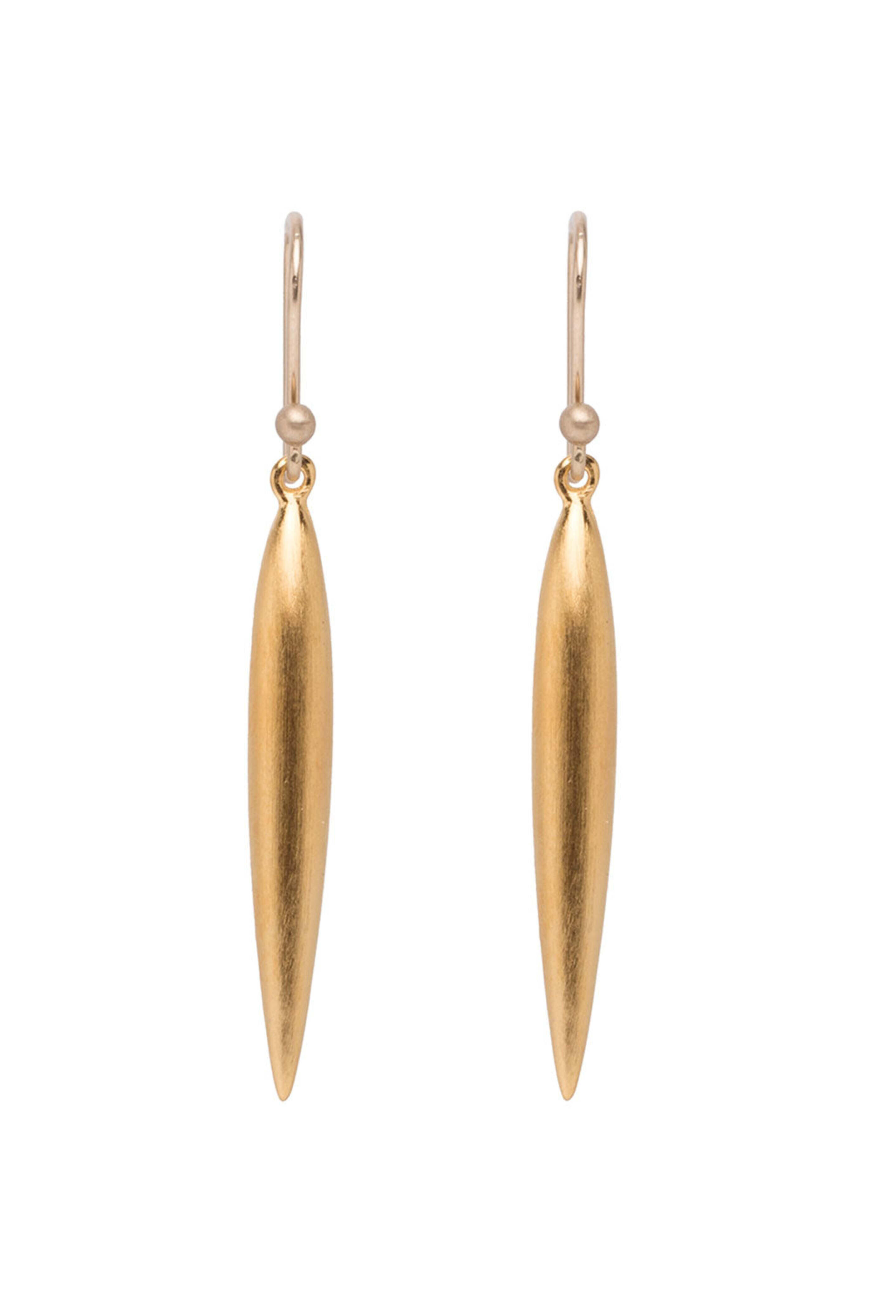 Ted Muehling - 24K Gold Vermeil Large Rice Earrings