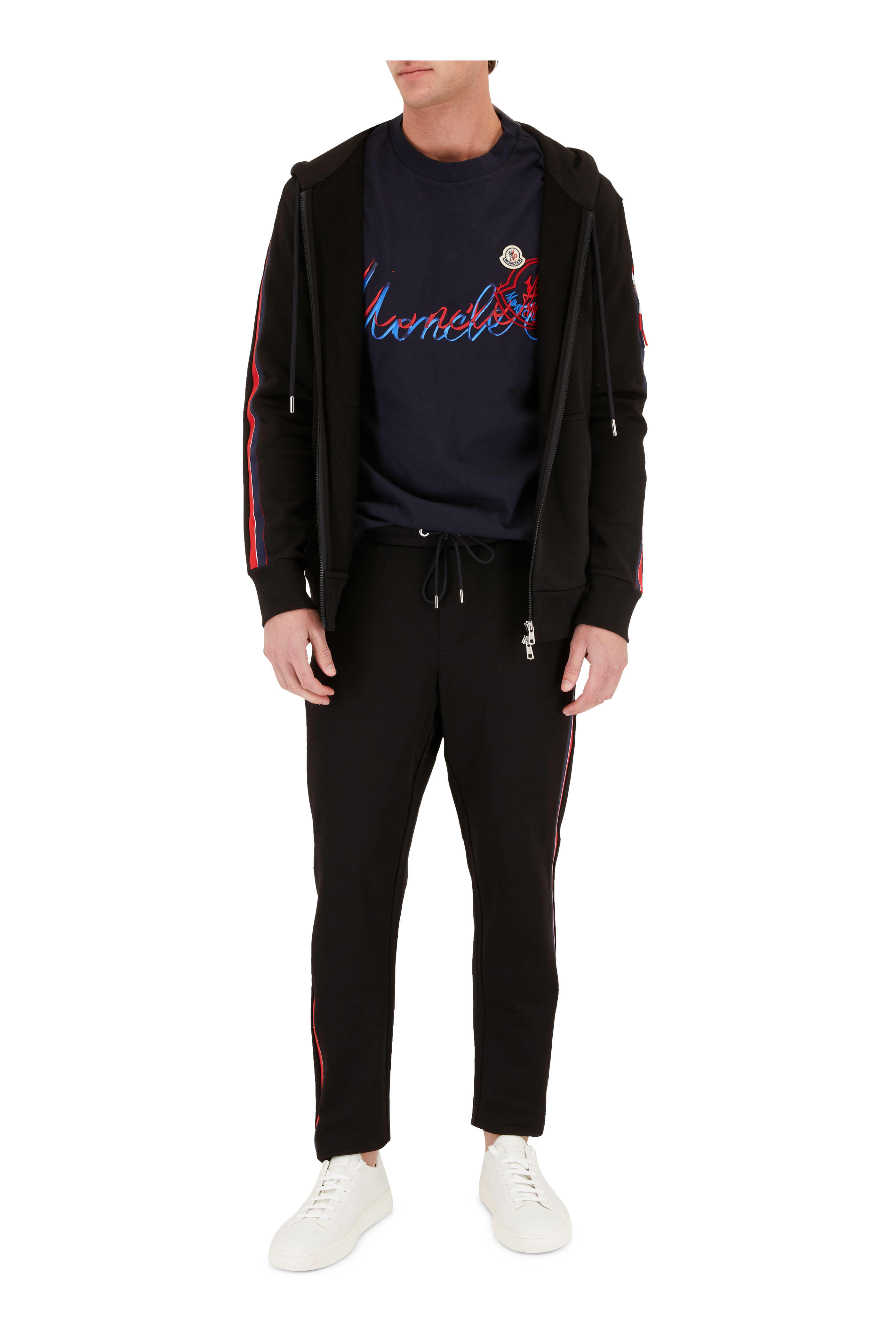 Moncler - Black Front Zip Hoodie | Mitchell Stores Moncler - Black Front Zip Hoodie | Mitchell Stores
