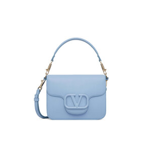Valentino Garavani - Loco Shoulder Bag in Popeline Blue
