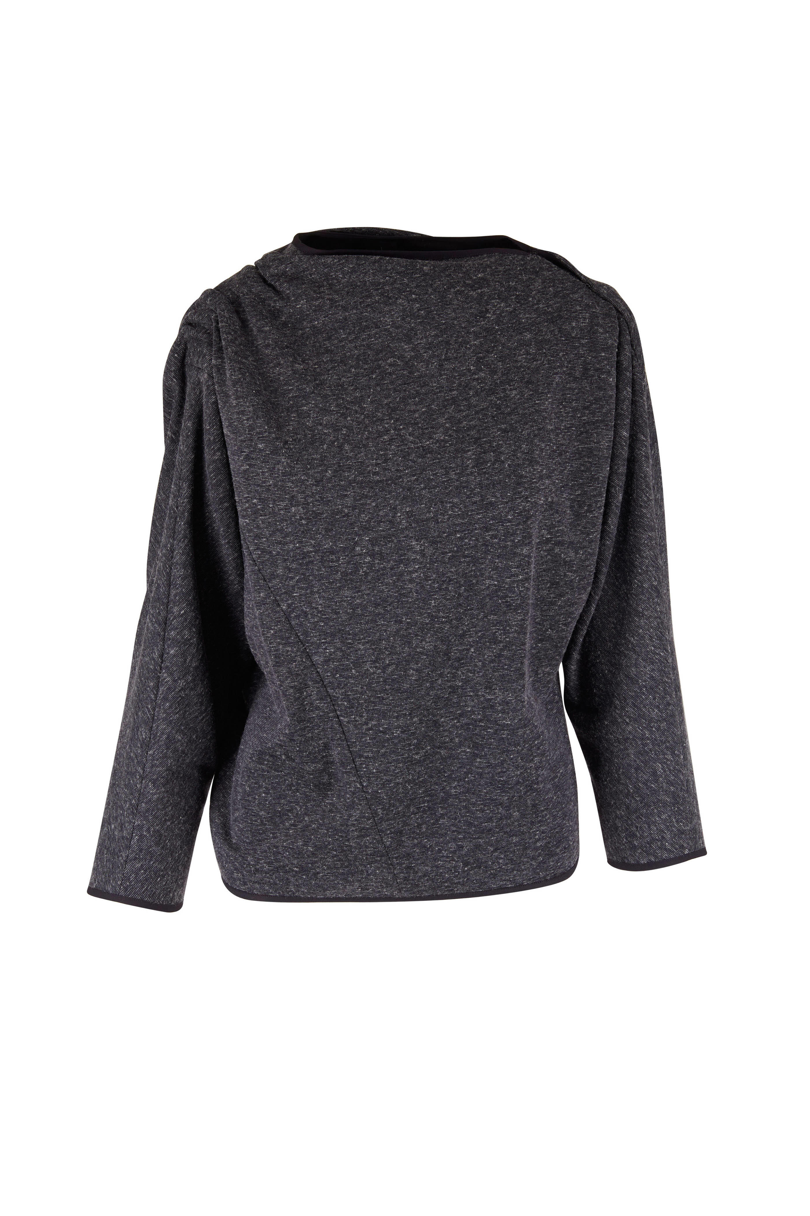 KZ_K Studio - Cuadra Gray Reversible Cinched Top