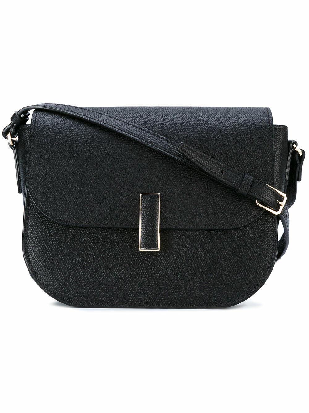 Valextra - Iside Black Leather Crossbody