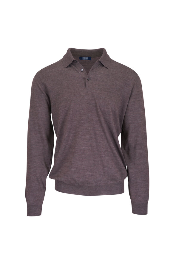 Ralph Lauren Purple Label - Mocha Brown Silk & Cotton Full