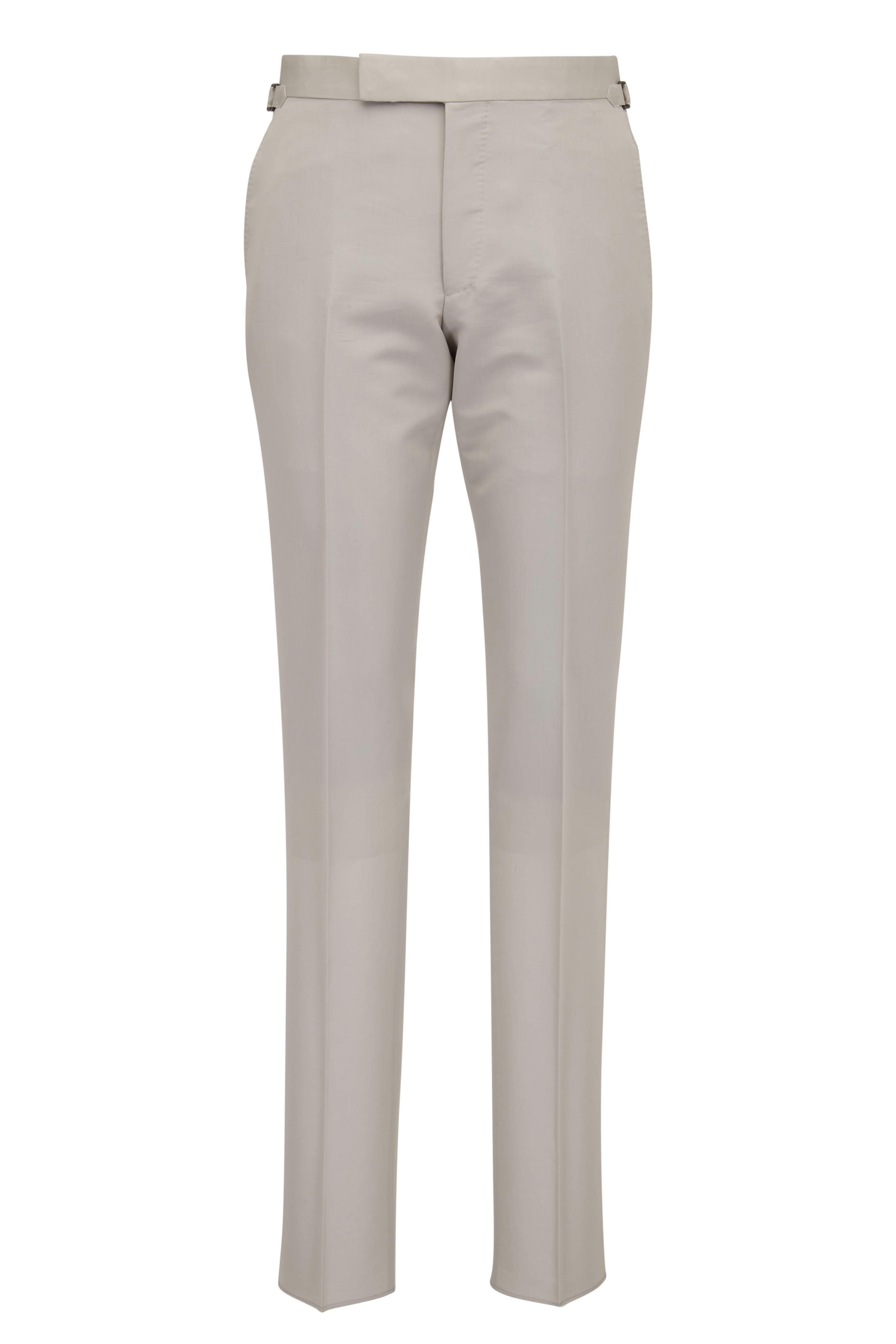 Tom Ford - Shelton Light Gray Fine Poplin Suit | Mitchell Stores