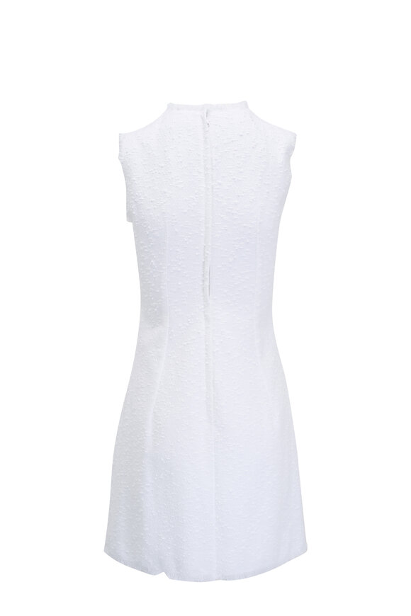 Dolce & Gabbana - White Tweed A-Line Mini Dress 