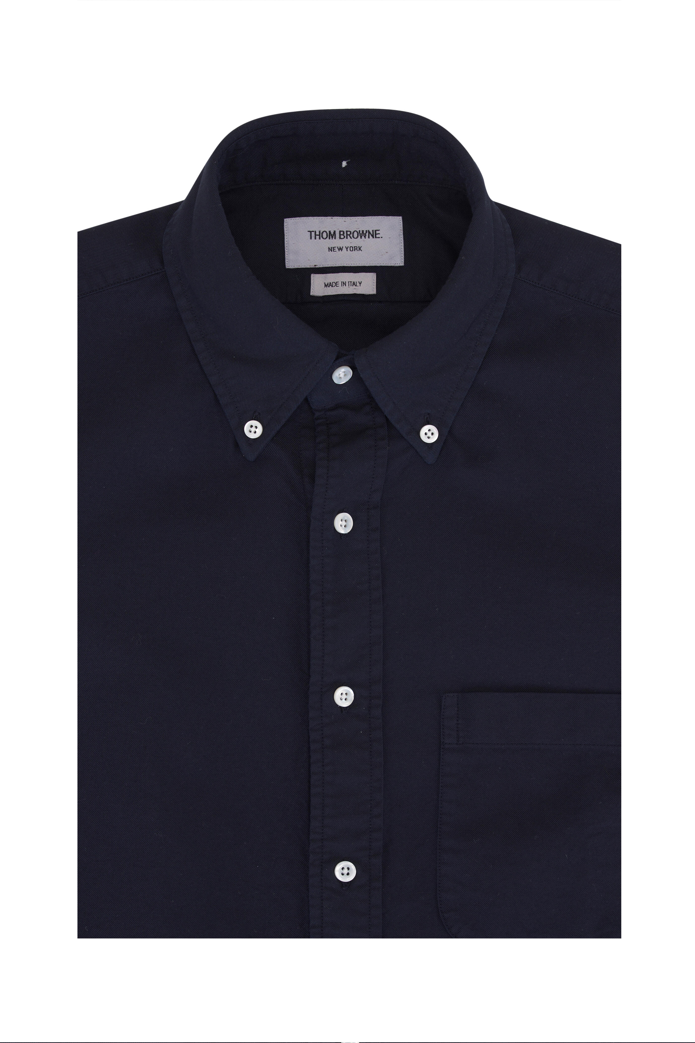 Tシャツ・カットソー THOM BROWNE 'Oxford Armbands Classic' shirt Oxford Armbands Classic Shirt | Thom Browne