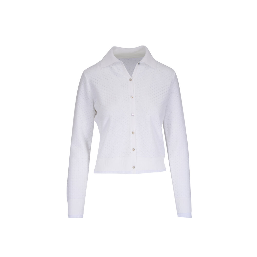 as on (アズオン)SICILY BUTTON CARDIGAN White SICILY BUTTON CARDIGAN / WHITE - 애즈온