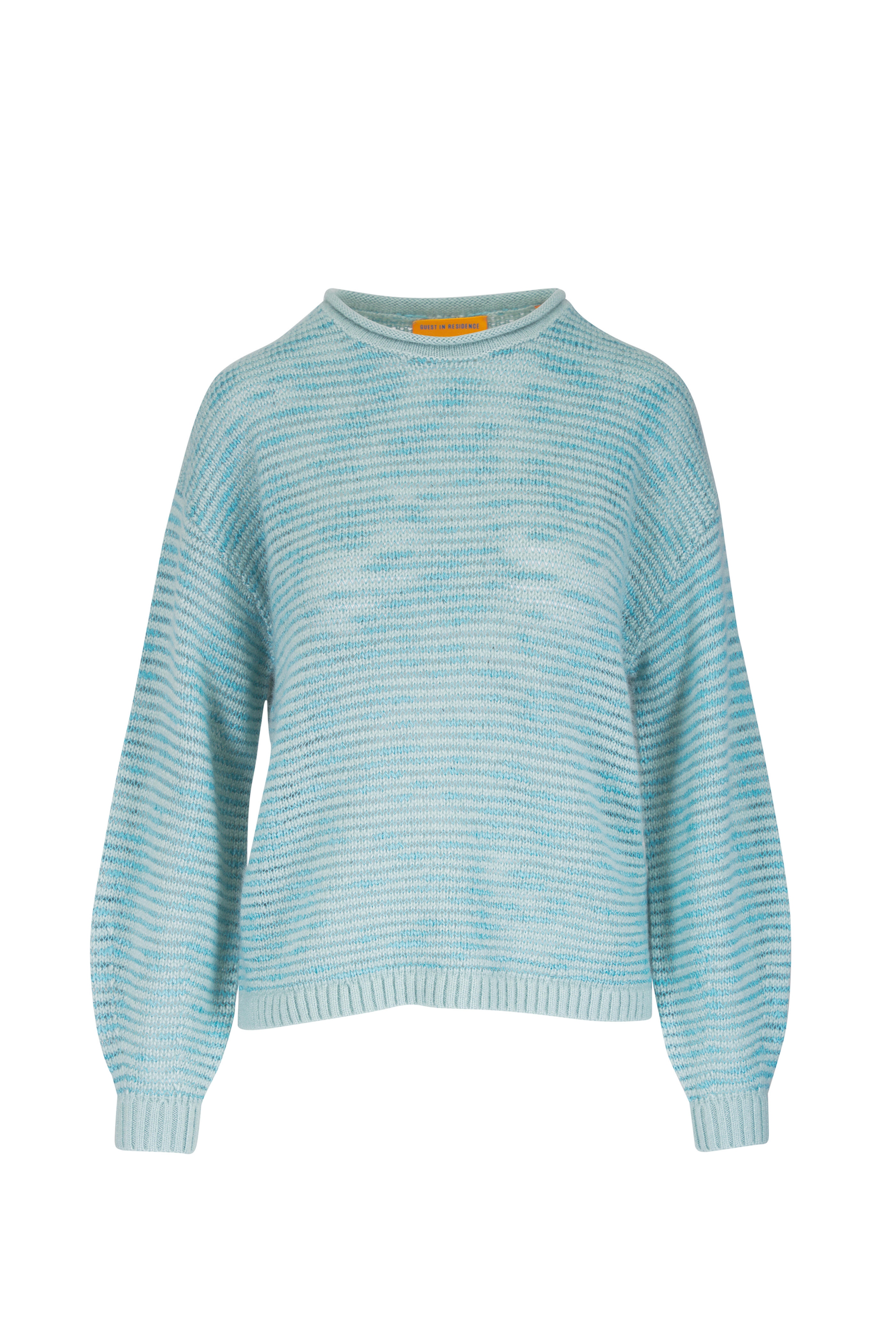 Guest in Residence - Sage Knit Stripe Sweater - view 1