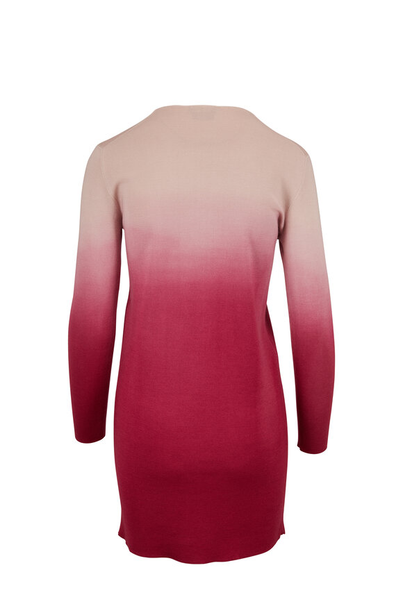 Tom Ford - Raspberry Ombré Cashmere & Silk Long Sleeve Dress