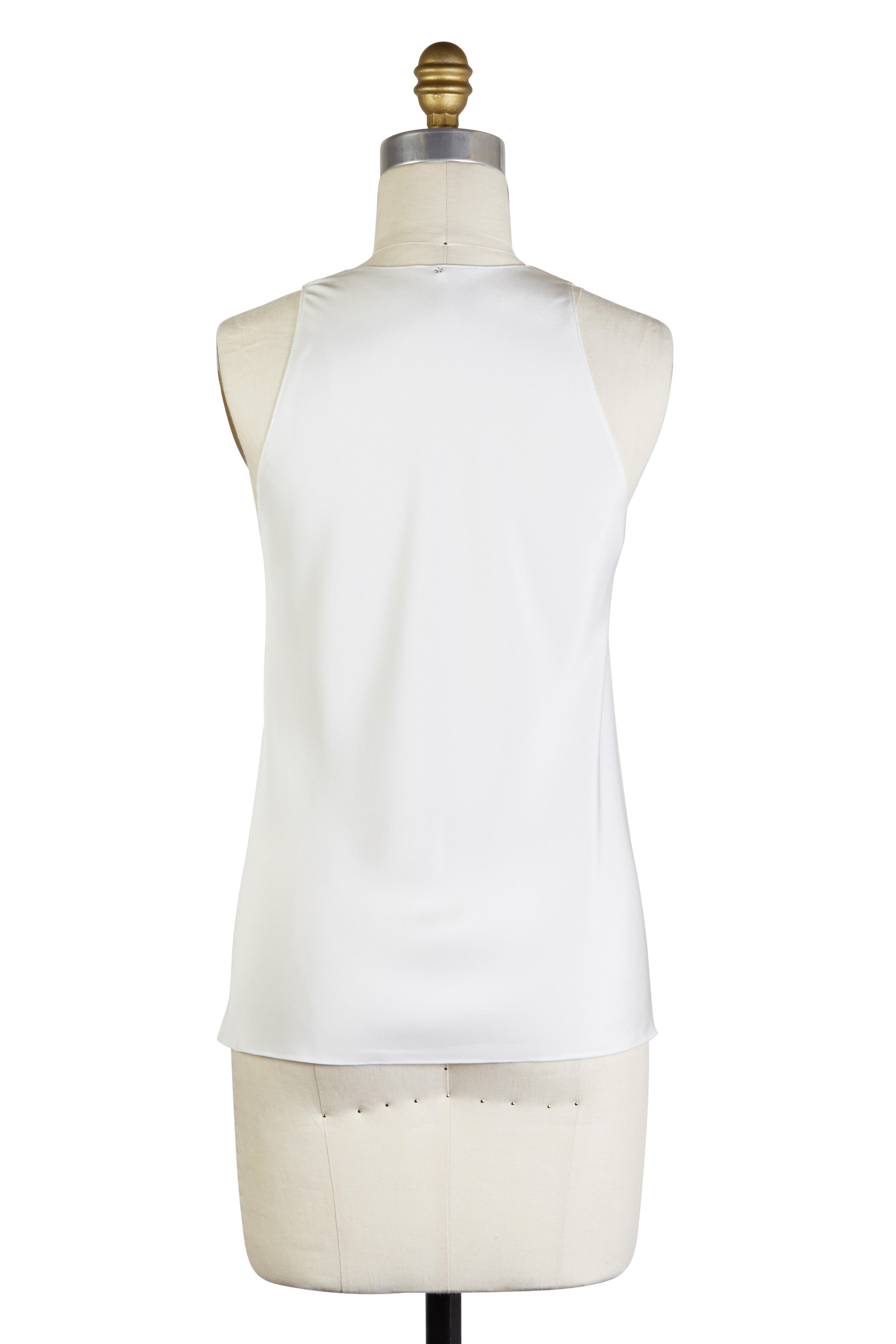 Peter Cohen - Petal White Silk Blouse | Mitchell Stores