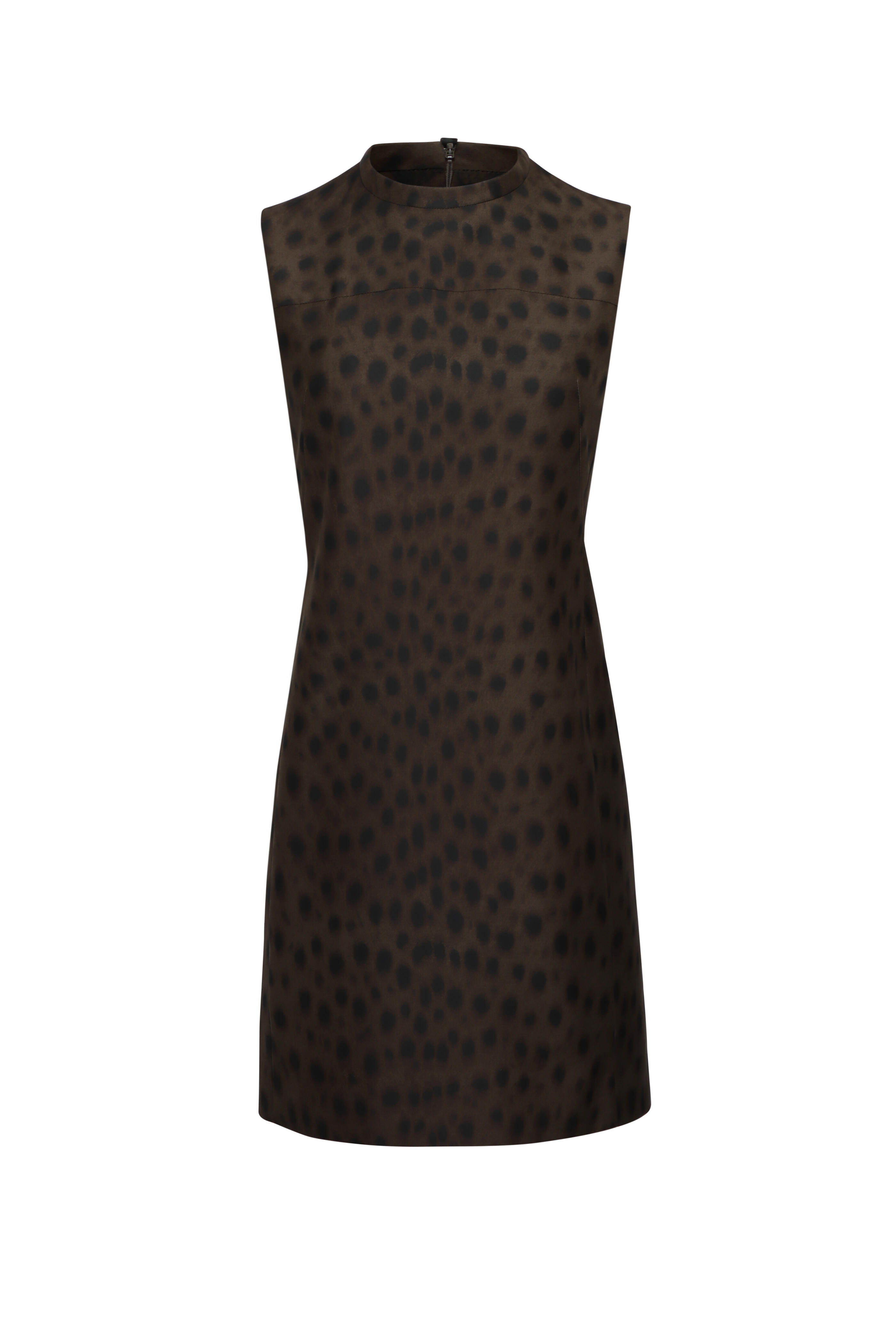 Akris Punto - Haze Leopard Shift Mini Dress
