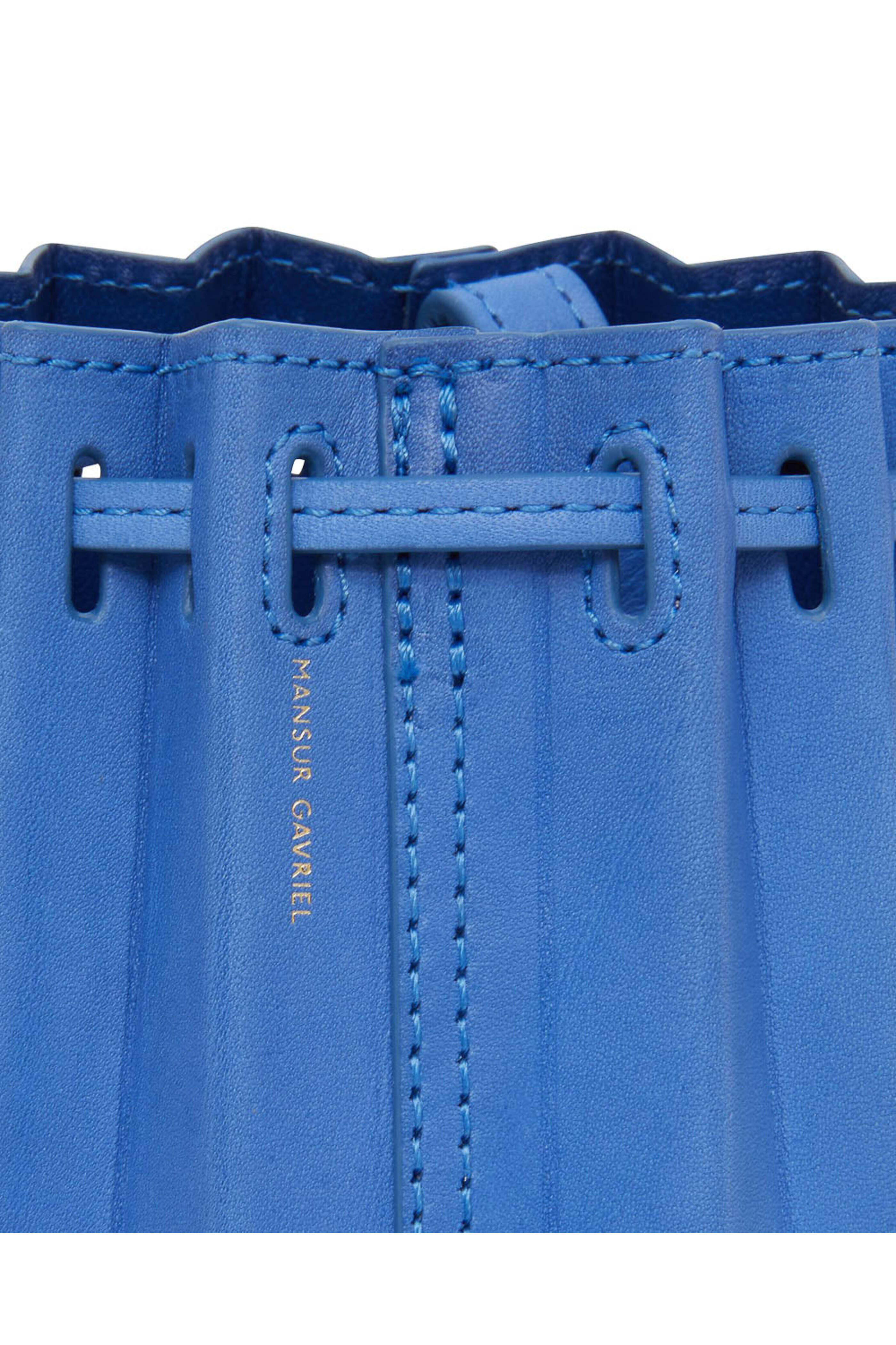 Mansur Gavriel - Baby Pleated Bucket Bag in Cobalto