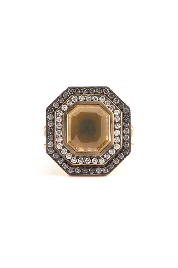 Sylva & Cie Rough Cut Diamond Ring