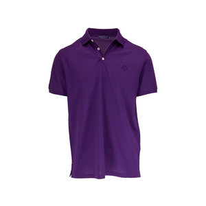 Ralph Lauren Purple Label - Purple Monogram Piqué Polo