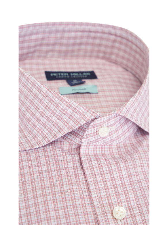 Peter Millar Dante Rose Quartz Cotton Sport Shirt - view 5