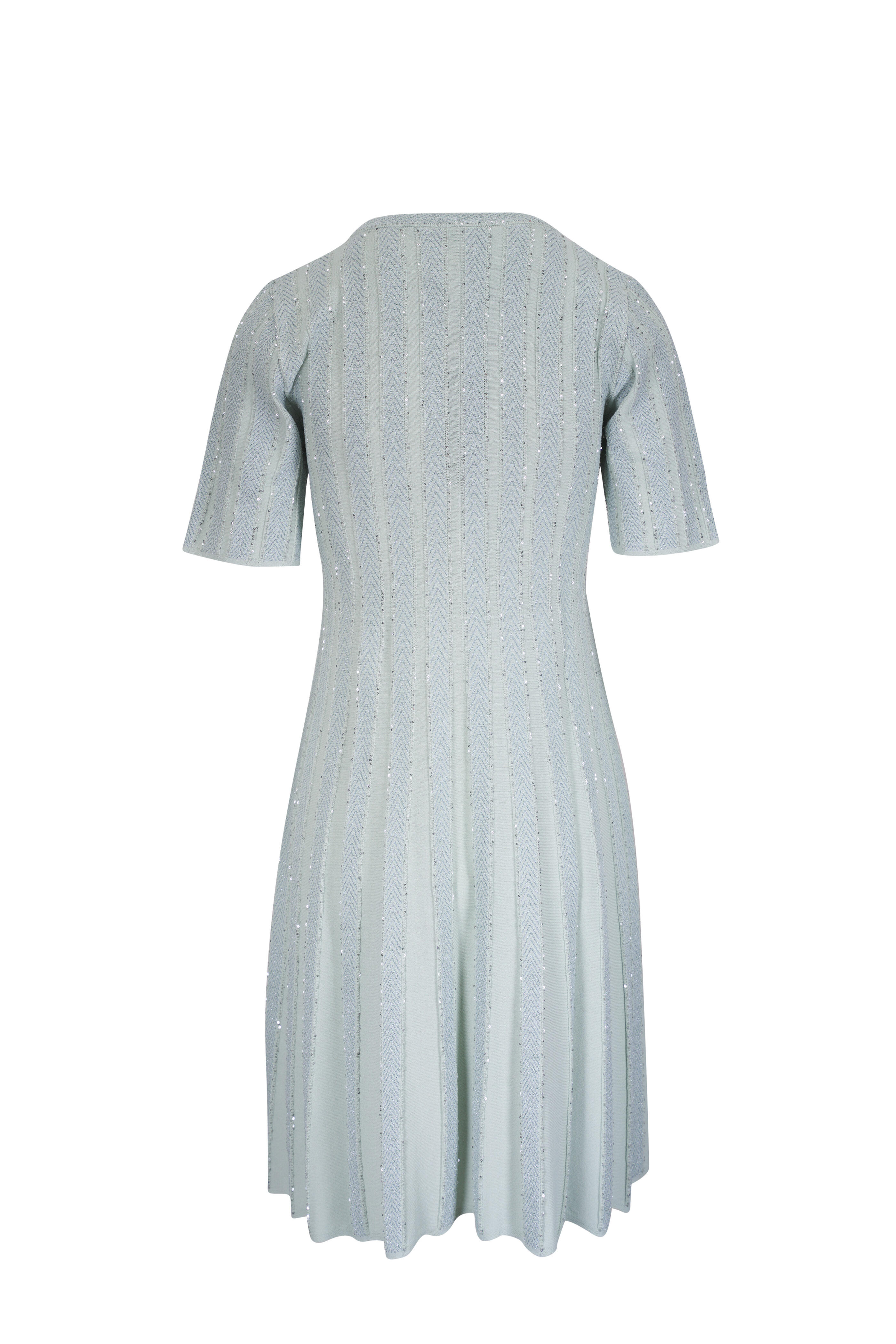 D.Exterior - Spina Cristalli Mint Mini Dress