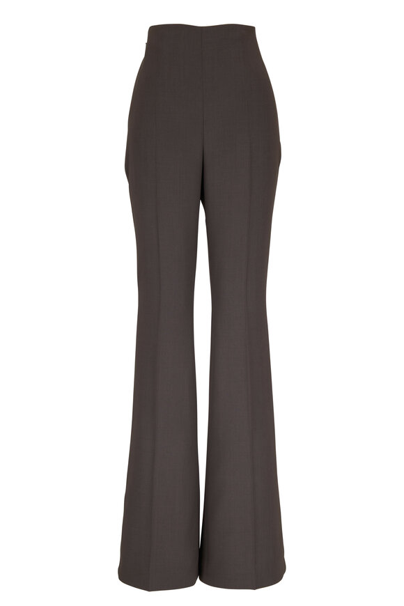 Akris - Faralda Green Bootcut Double-Faced Pant