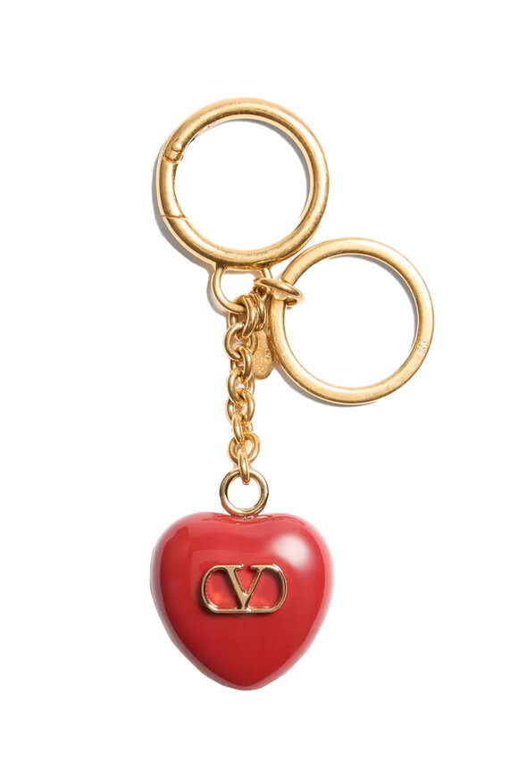 Valentino Garavani - Coeur Hyperbole Bag Charm with Key Chain