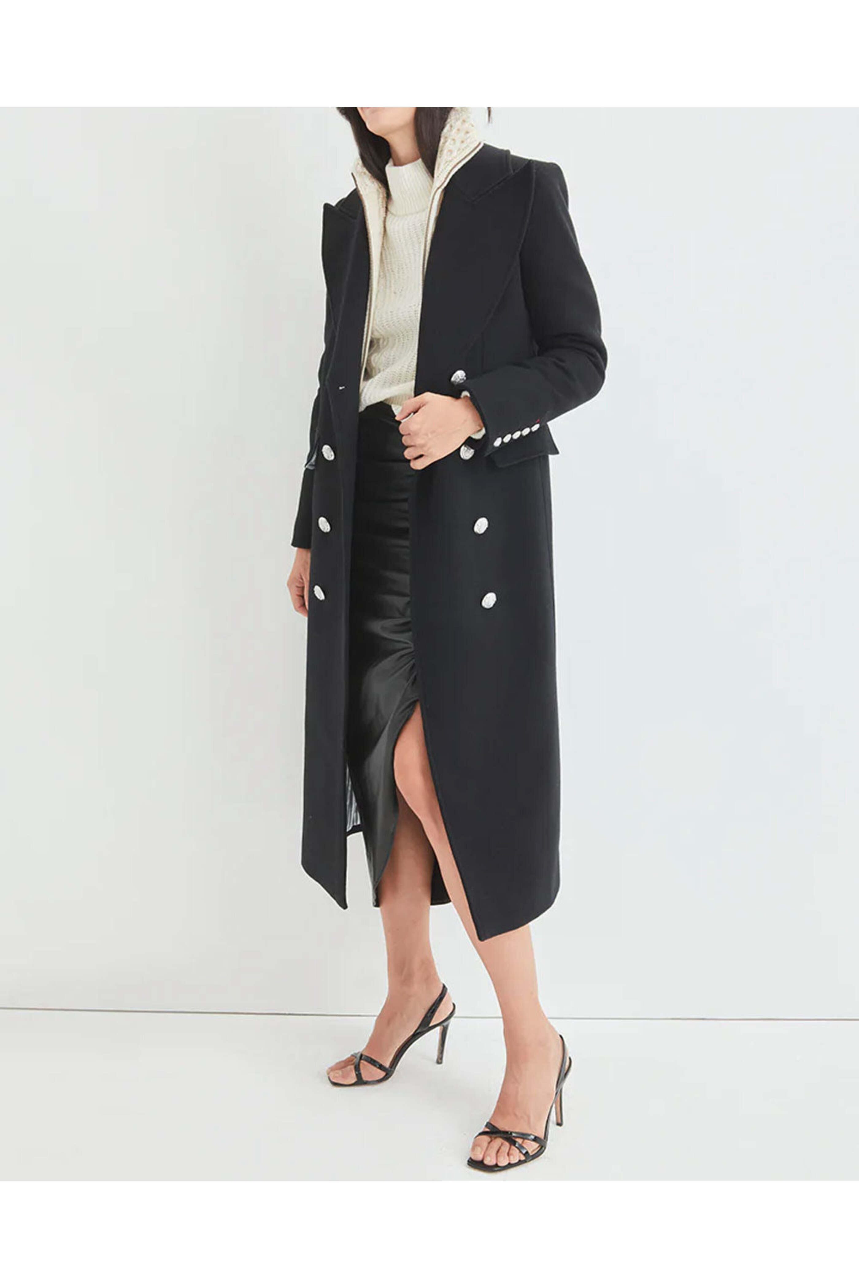 Veronica Beard - Black Nalida Dickey Coat