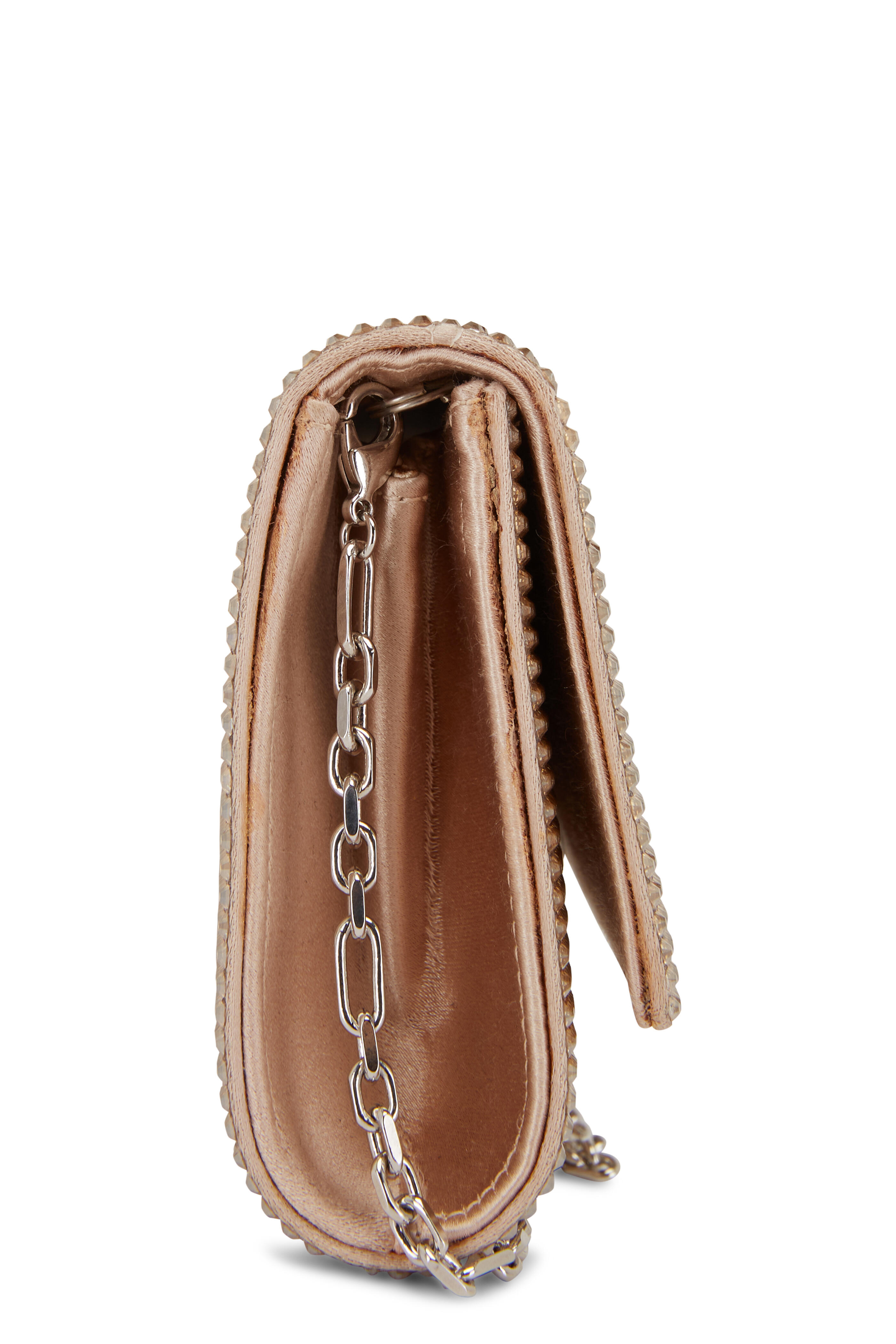 Judith Leiber Couture - Ritz Fizzy Champagne Bead Chain Clutch