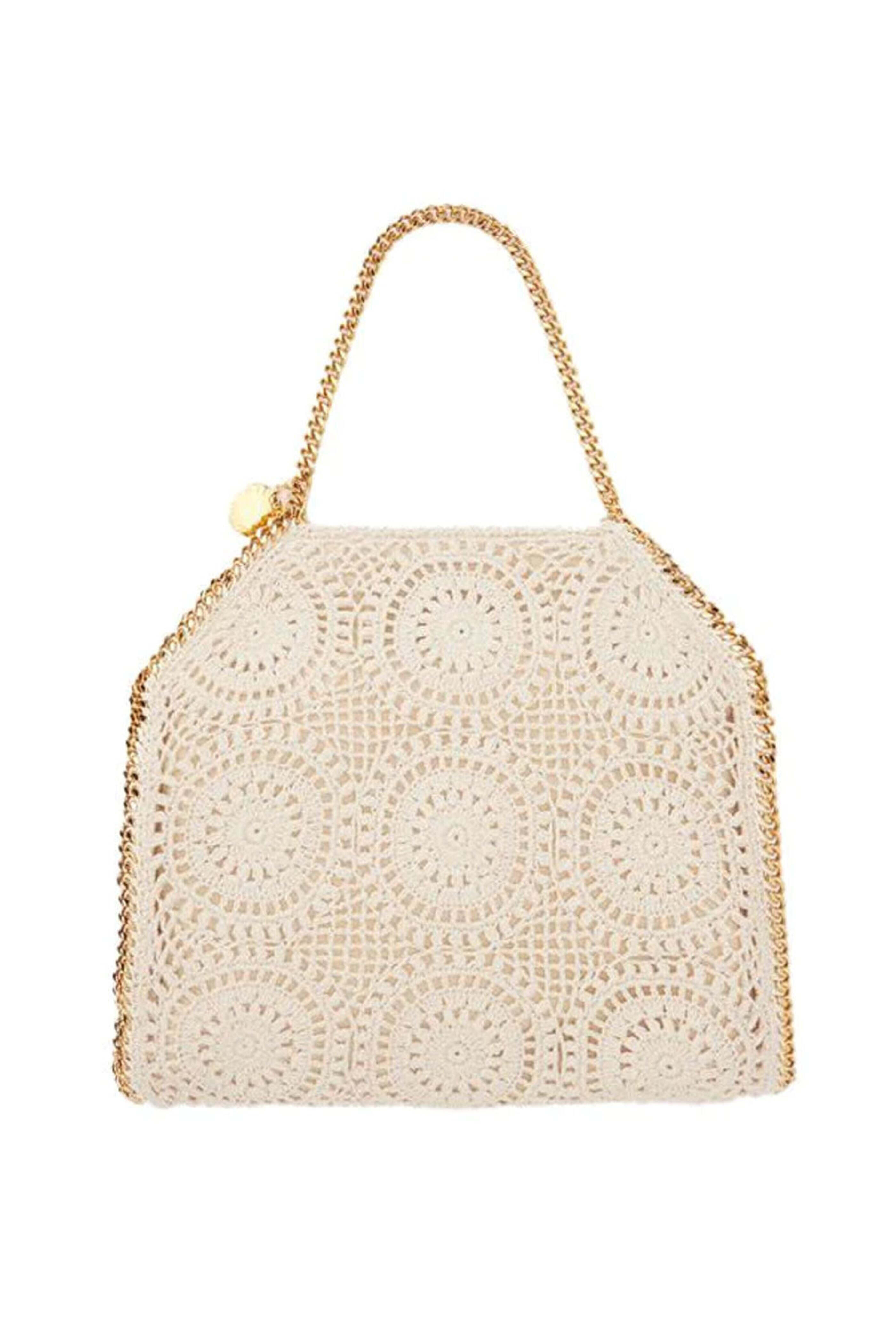 Stella McCartney - Small Falabella Crochet Tote in Natural