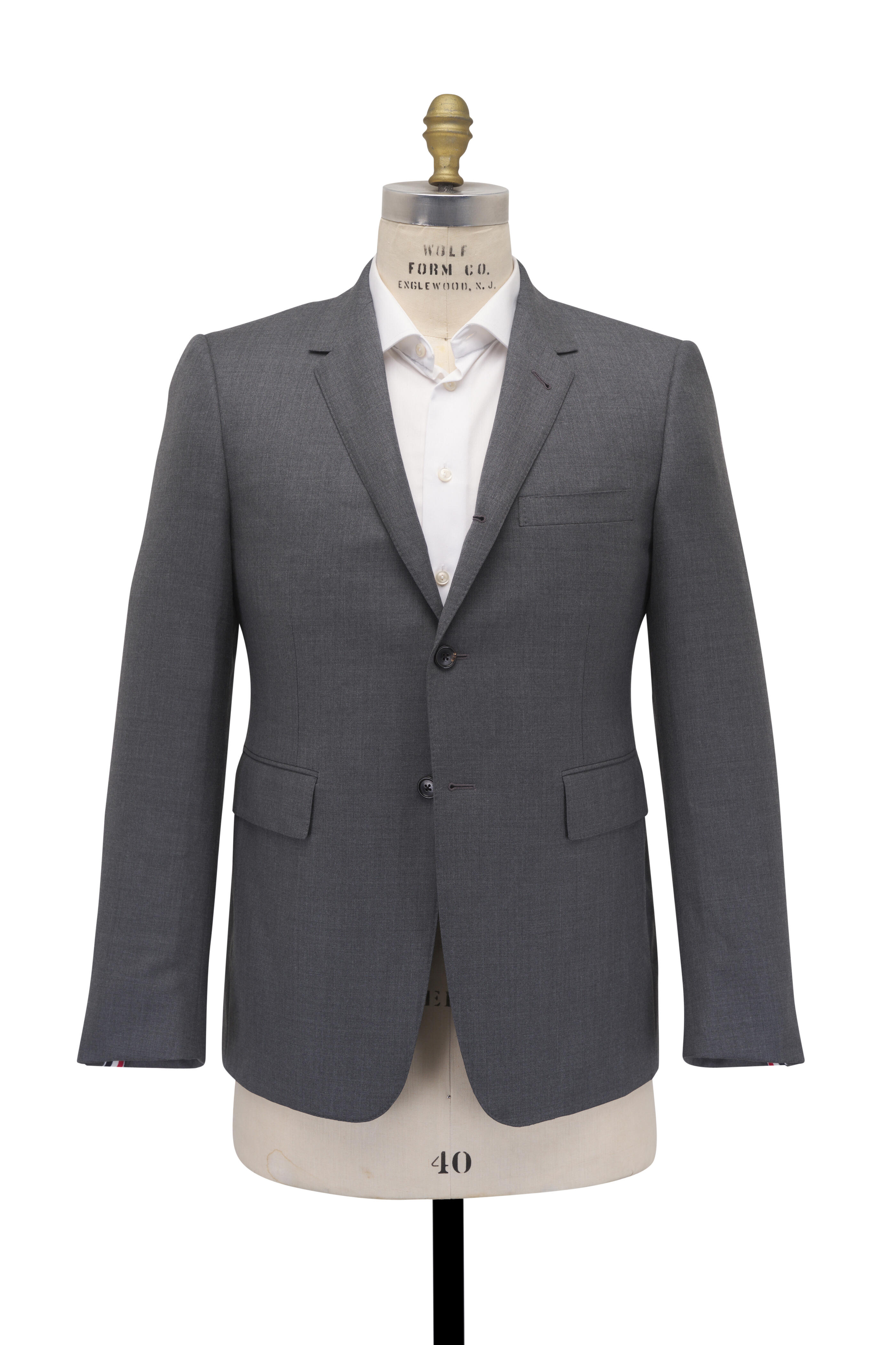Thom Browne - Gray Wool Sport Coat