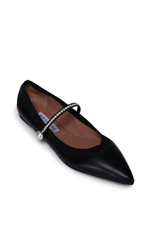 Valentino Garavani - VLOGO Black Patent Leather Pointy