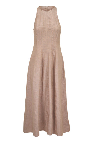 Erdem - Gold Sequin Long Sleeve Gown | Mitchell Stores
