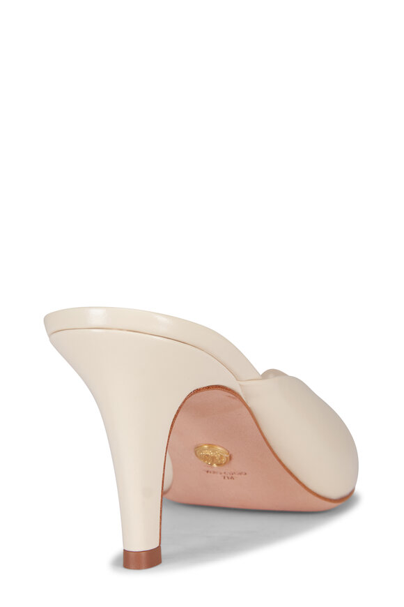 Veronica Beard Rochelle Cabochon Limestone Leather Mule, 75mm - view 3