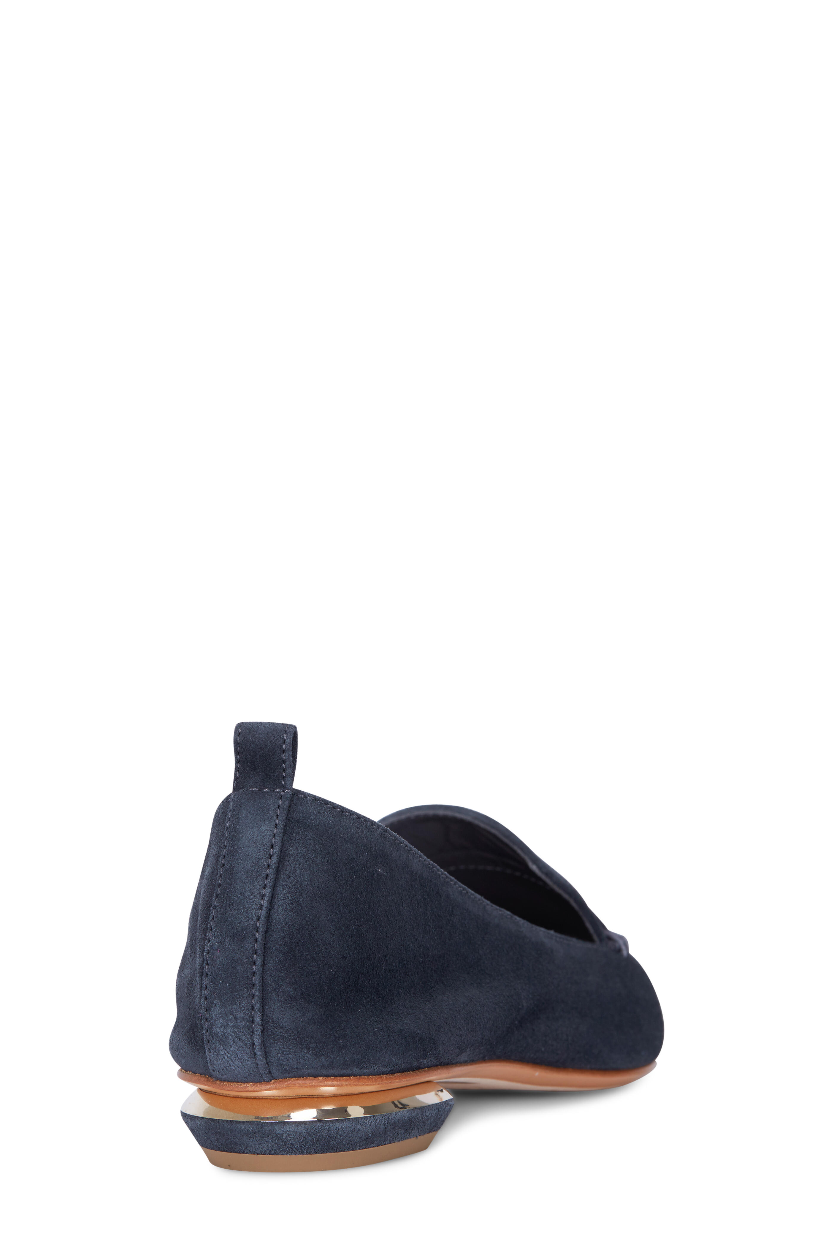 Nicholas Kirkwood - Beya Charcoal Grey Suede Loafer