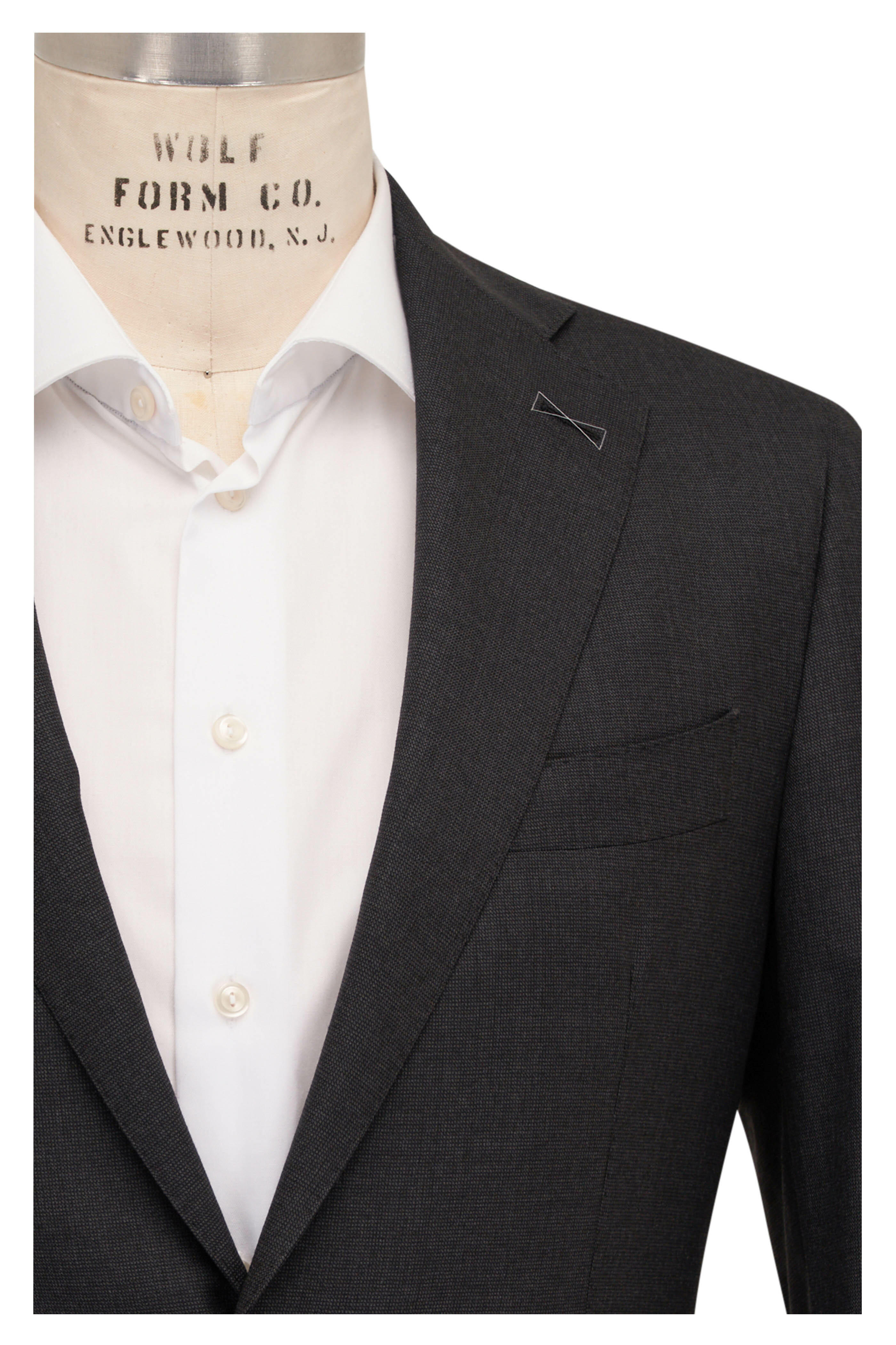 Atelier Munro - Gray Tonal Check Wool Suit | Mitchell Stores
