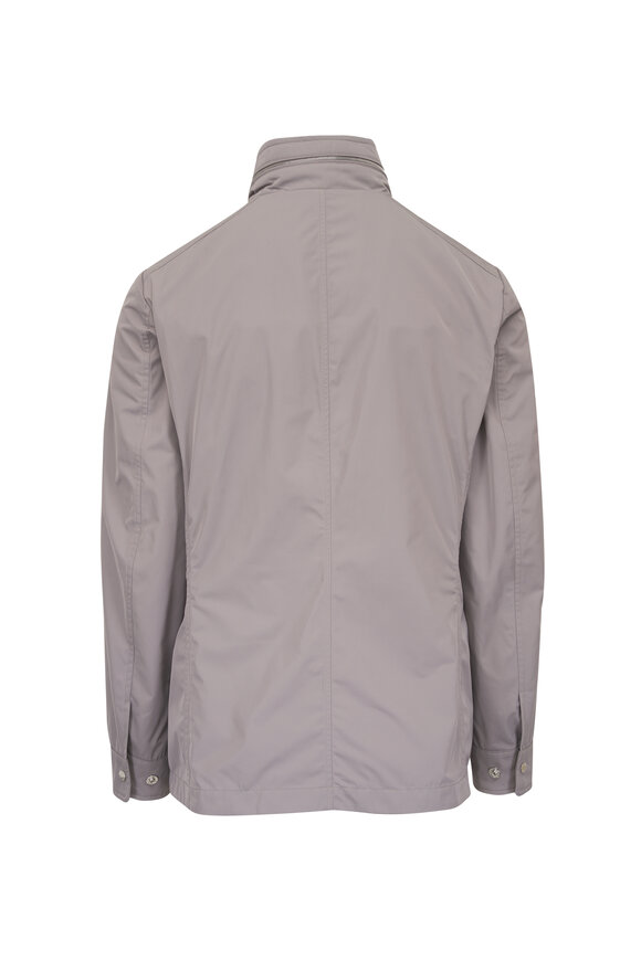 Moorer Gray Hooded Field Jacket - view 3