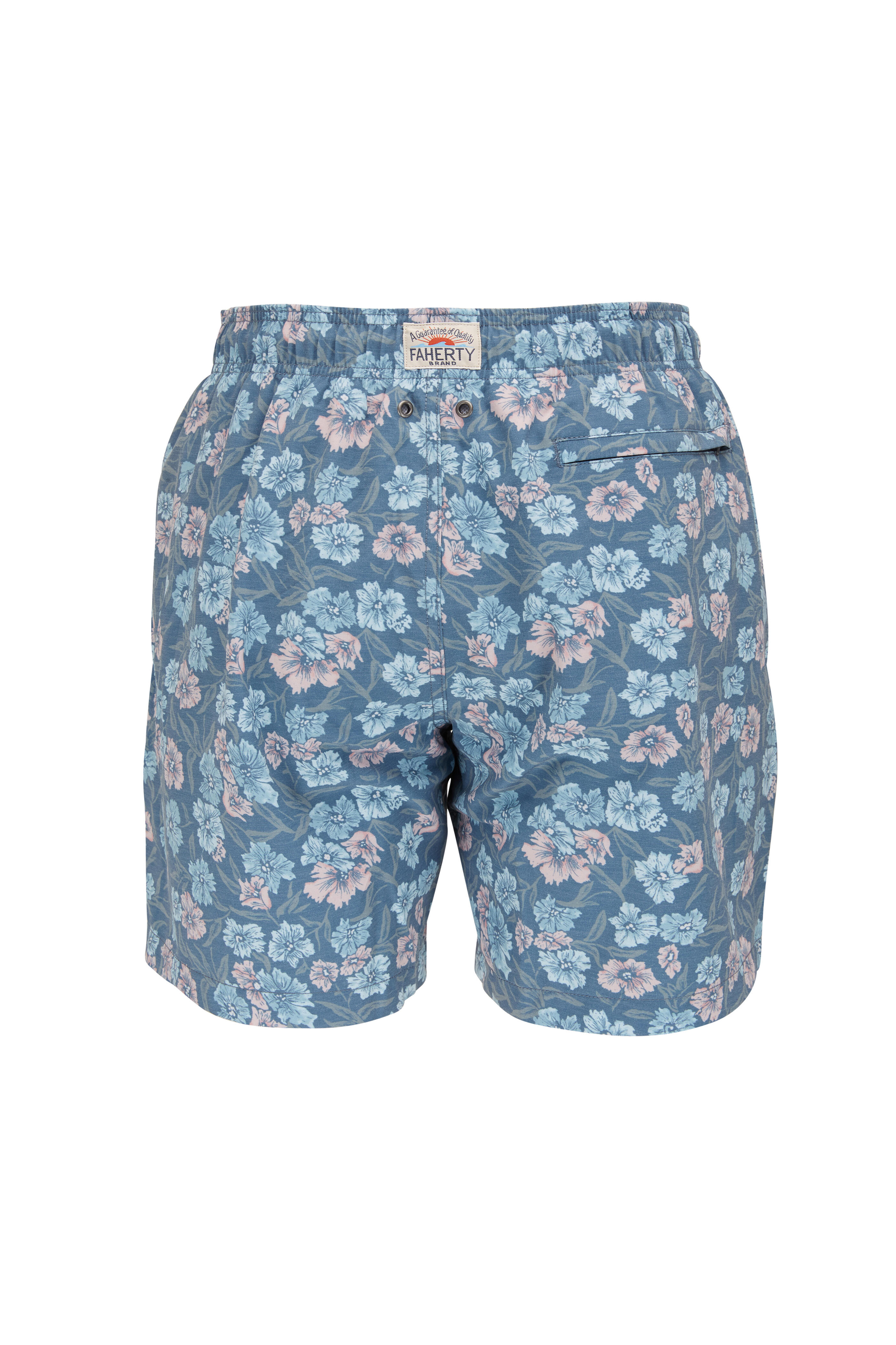 Faherty Brand - Beacon Marine Floral Swim Trunks