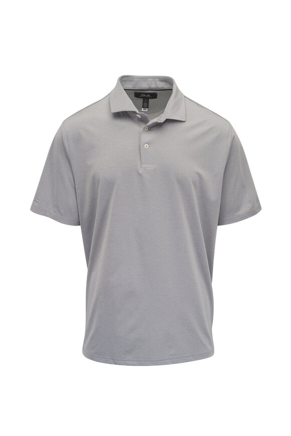 RLX Ralph Lauren Airflow Gray Jersey Polo
