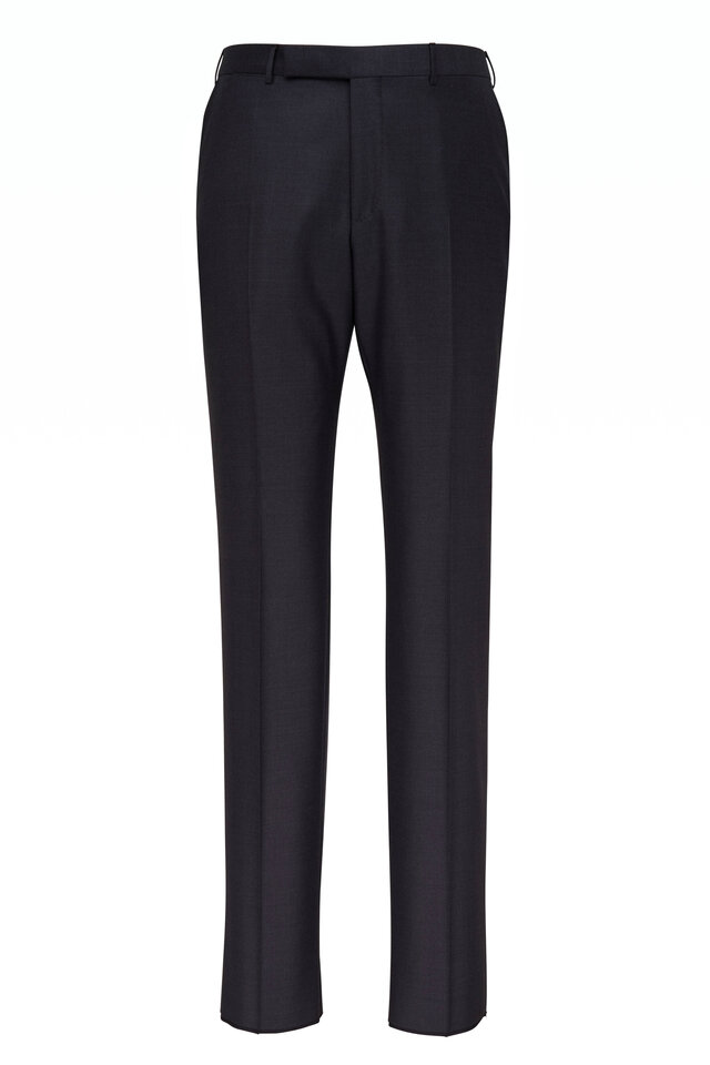 【新品】定価66,000円 la favola wool セミフレアpants セール】 【別注】la favola ウールツイル セミフレアパンツ