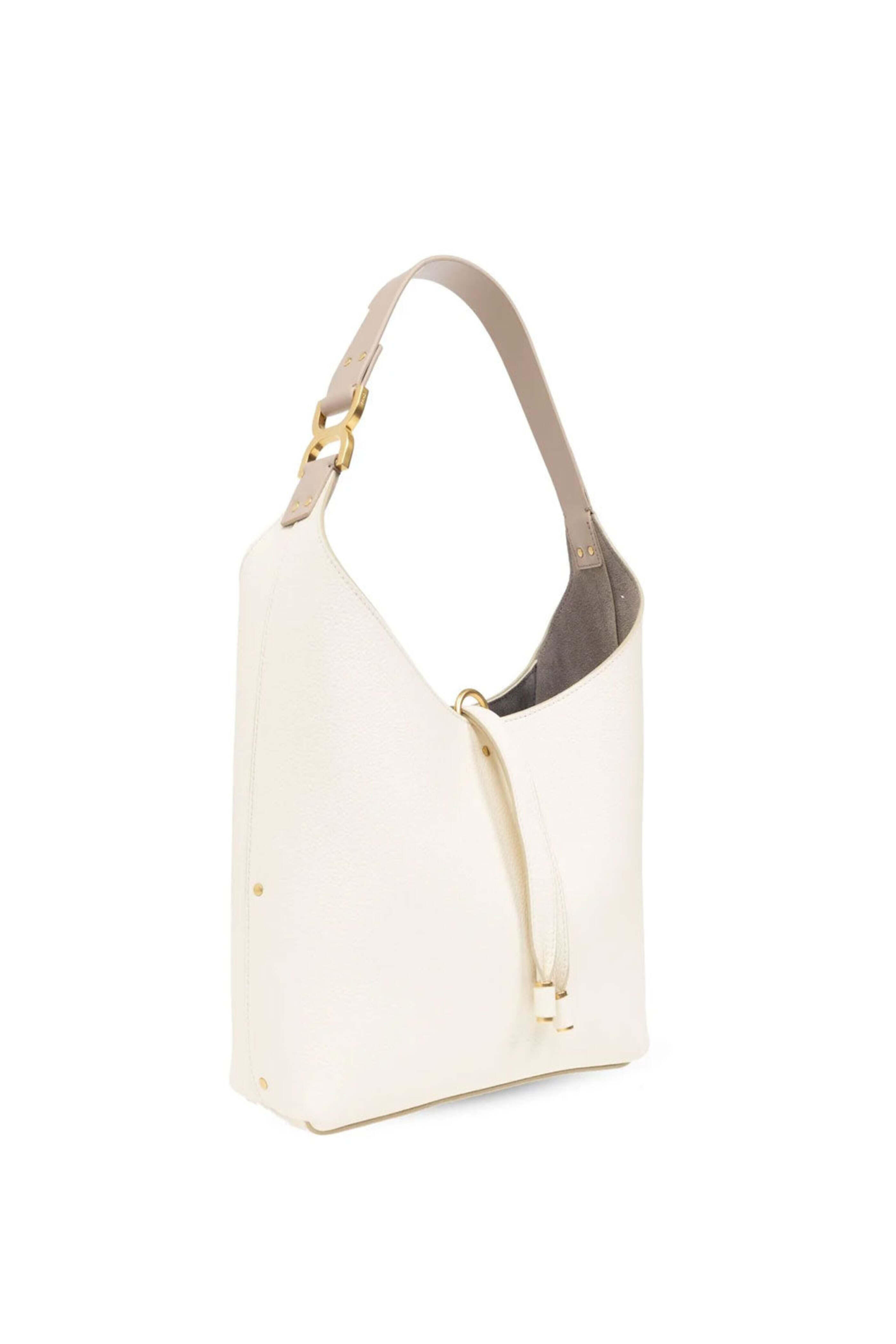 Chloé - Small Marcie Hobo Bag in Misty Ivory | Mitchell Stores
