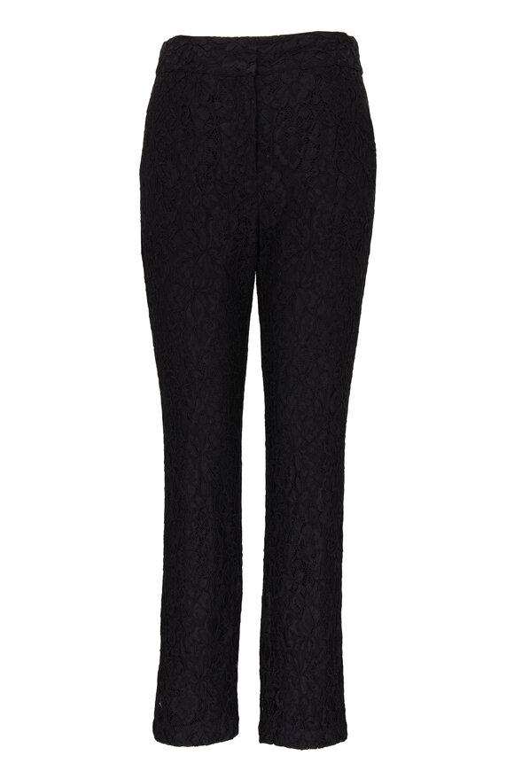 Veronica Beard - Gemini Black Corded Lace Pant 