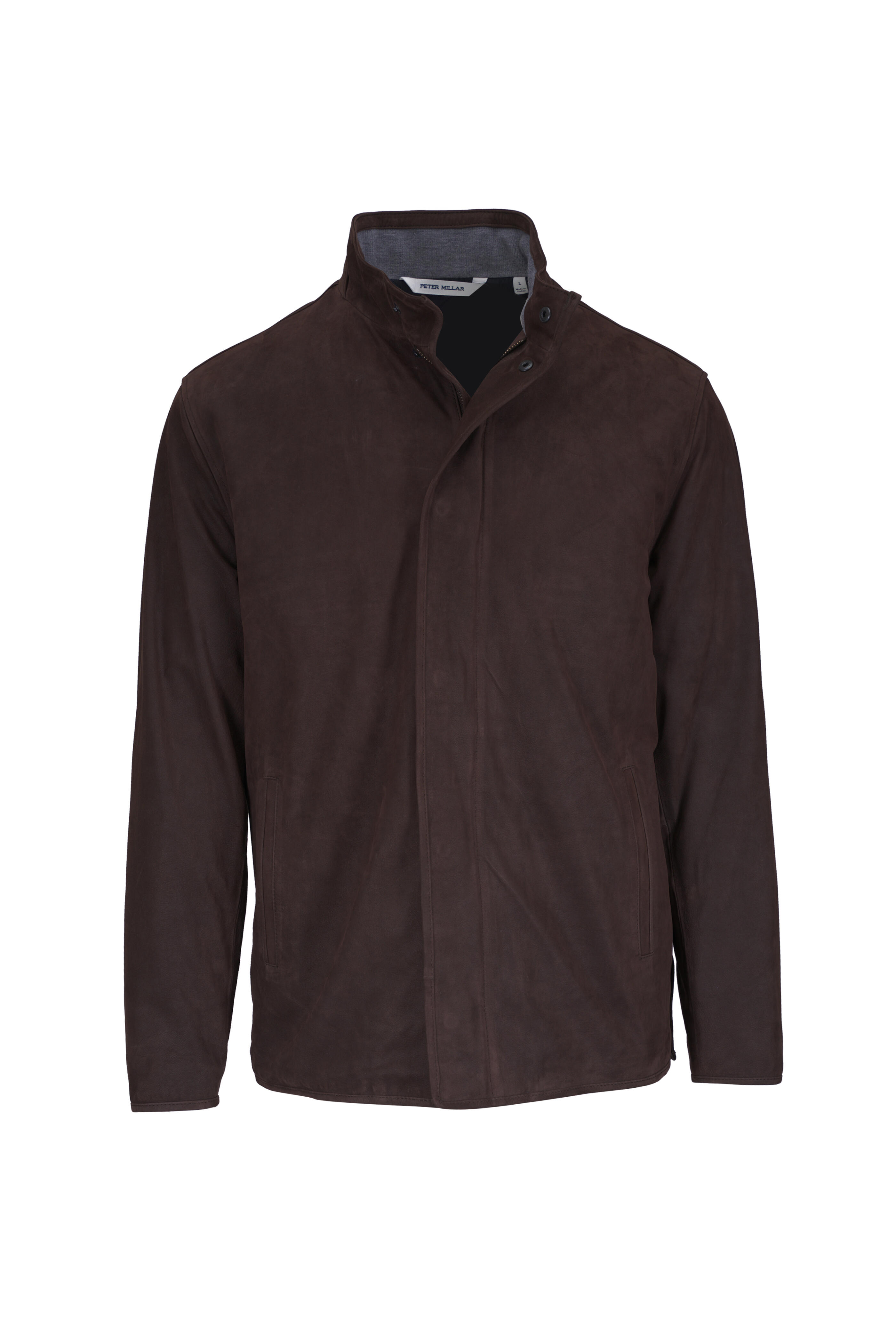 Peter Millar - Norwalk Espresso Nubuck Leather Coat