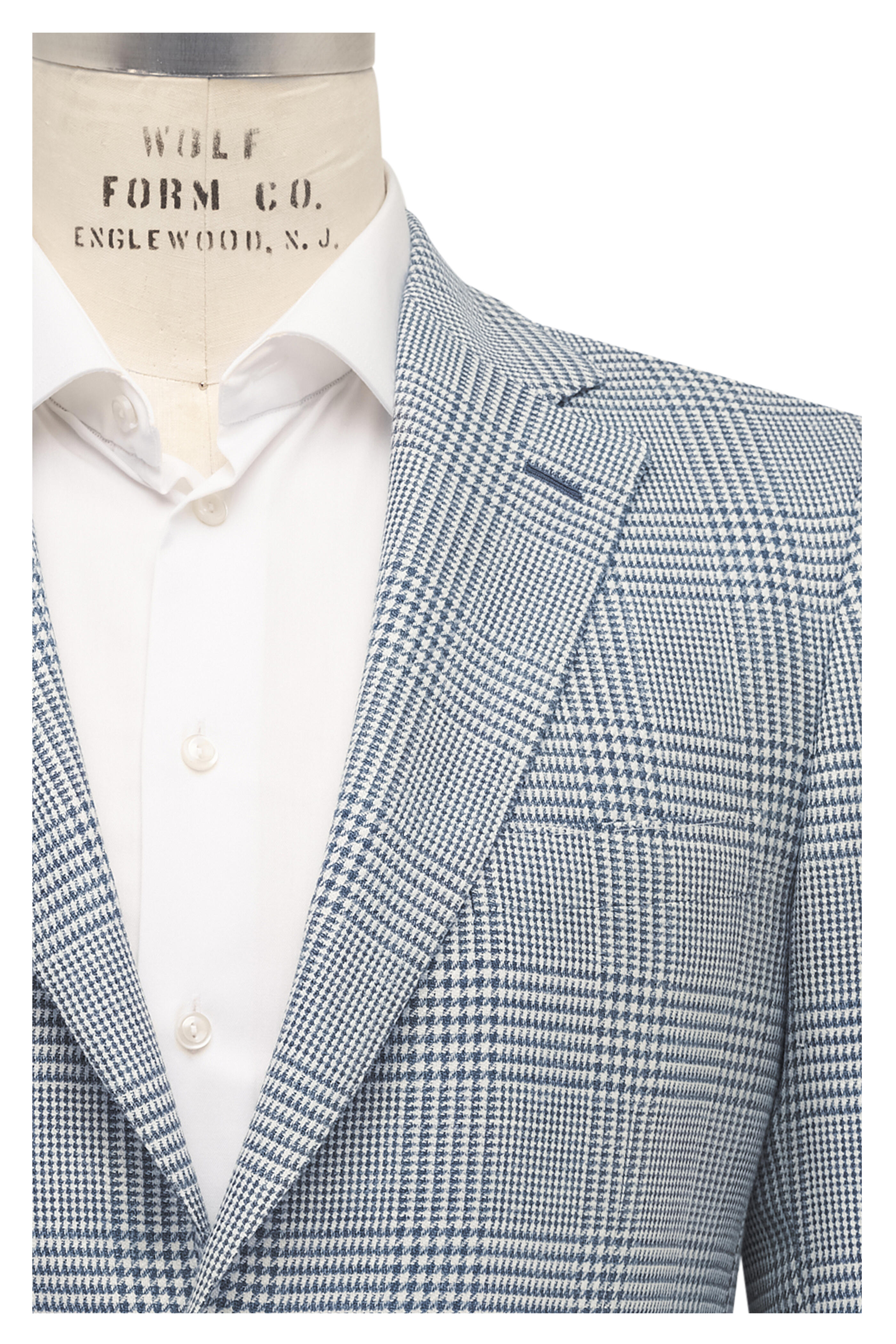Brioni - Blue & White Prince of Wales Sportcoat