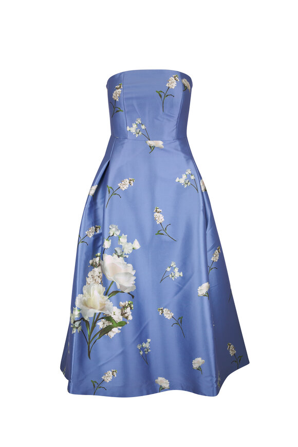 Sachin Babi Shay Twilight Roses Strapless Dress - view 1