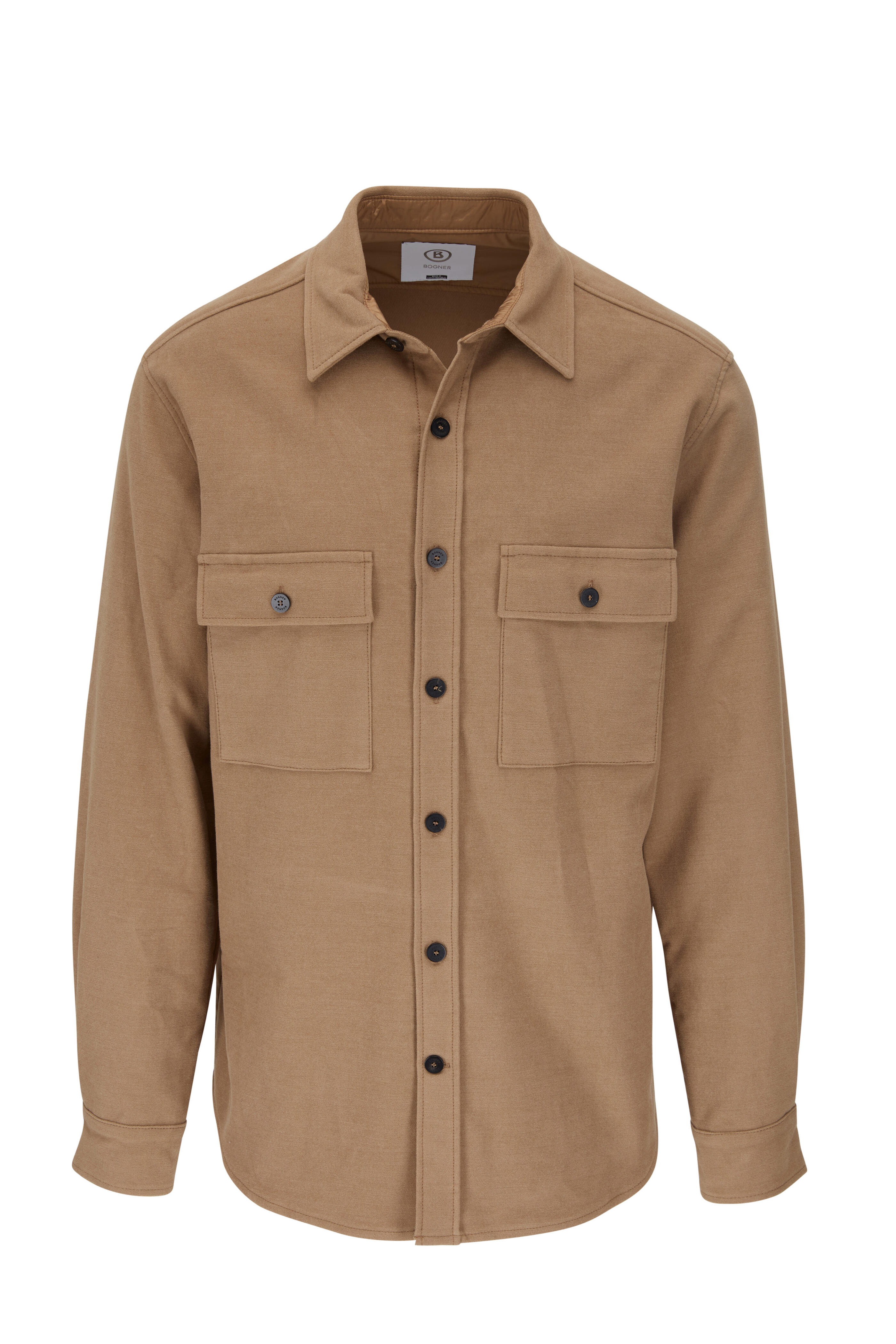 Bogner - Edwin Tan Cotton Blend Overshirt