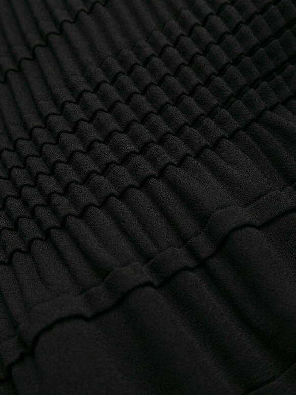 The Row - Prado Black Vintage Crepe Long Tube Dress